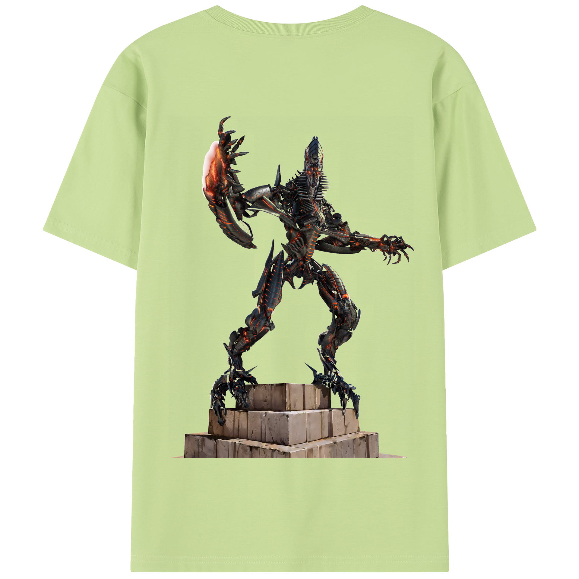 （画像用） Transformers トランスフォーマー 綿100％半袖Tシャツ（背面プリント）
